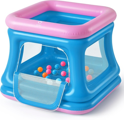 Qpau inflatable bounce - qpau, 3-in-1