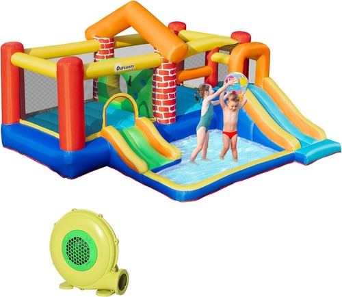 Inflatable bounce house - bounce, kids