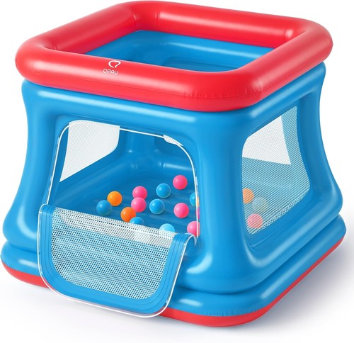 Qpau inflatable bounce - qpau, 3-in-1