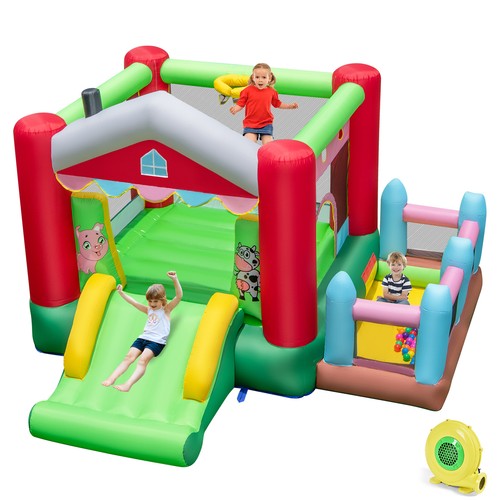 Gymax inflatable bounce house - inflatable,