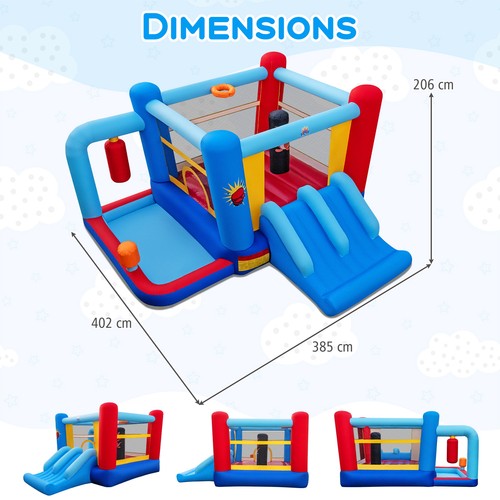 Kids bouncy castle inflatable - castle,