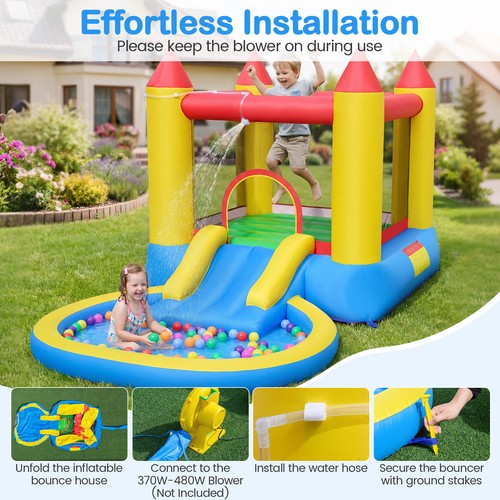 Wet dry bounce - house, kids