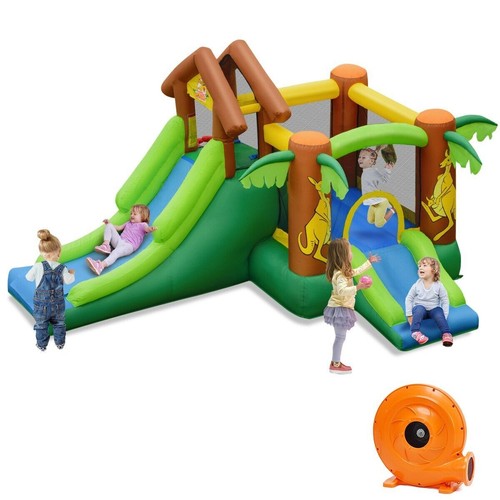 Inflatable bounce house - inflatable, slide