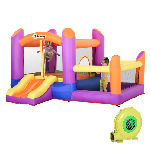 Inflatable bouncy castle slide - inflatable,