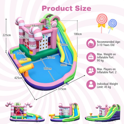Inflatable bounce - 9-in-1,