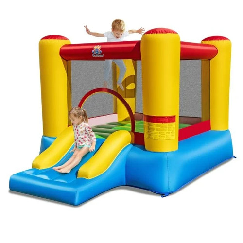 Inflatable bounce castle slide - castle,