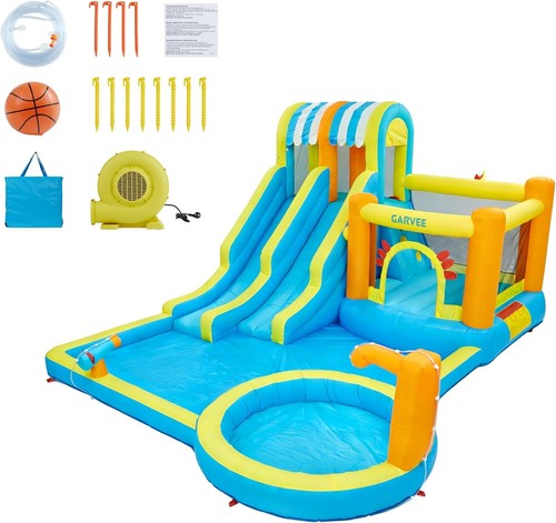 Inflatable water slide - 8-in-1,