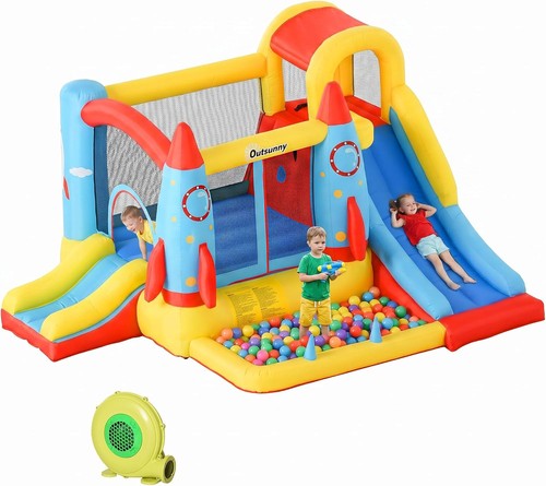 Inflatable bounce house - inflatable, kids